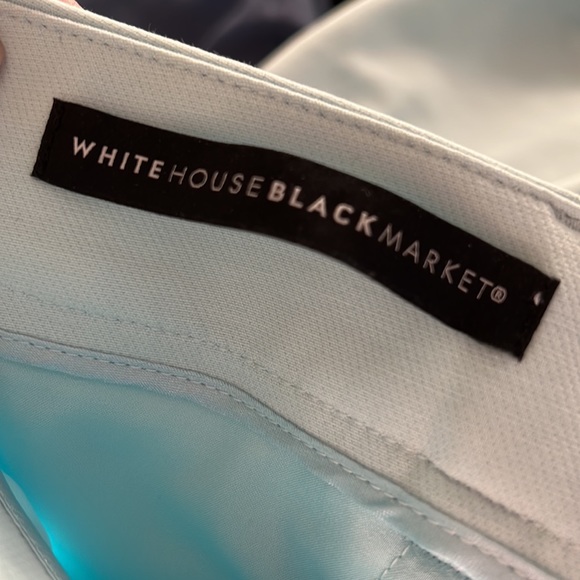 Light mint blue green WHBM slacks sz 10L 10 long - Picture 8 of 9